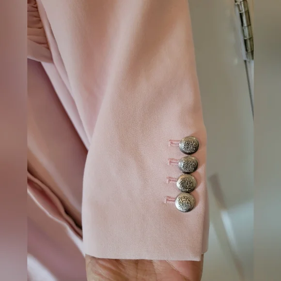 Zara Pink Draped Jacket Mini Dress NWT - Picture 8 of 11